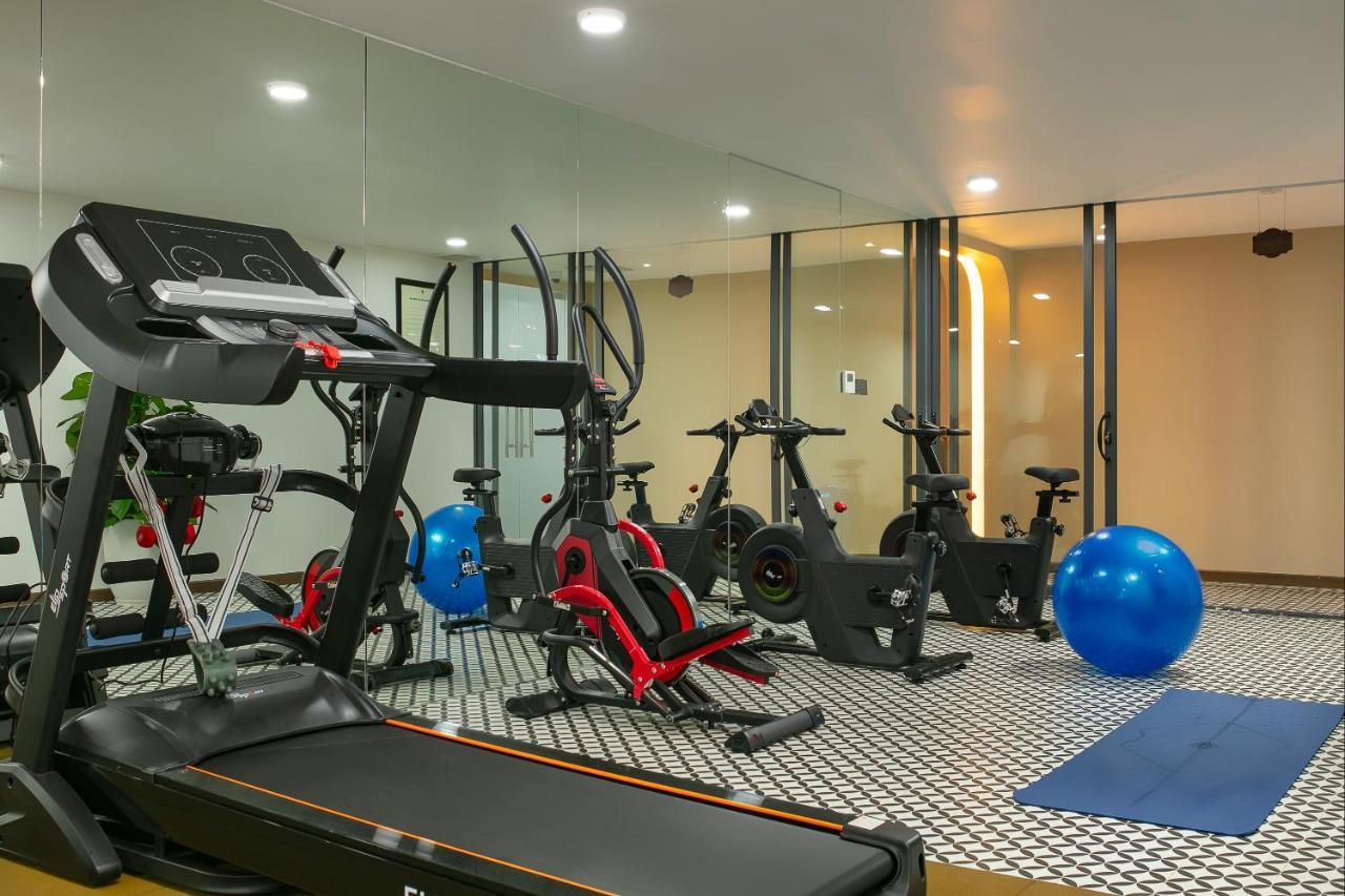 Grand Sunrise Palace Hoi An- A Luxury Indochine Hotel & Spa 外观 照片 A gym in a hotel