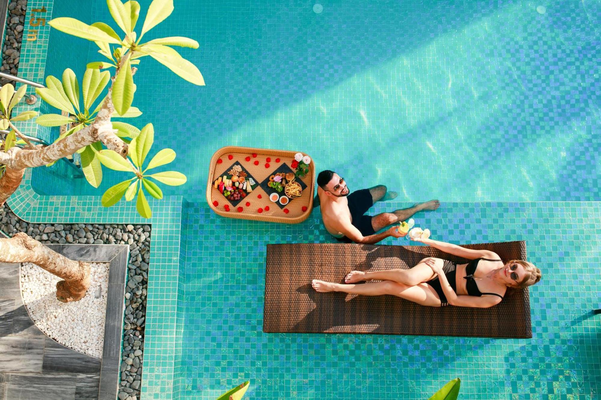 Grand Sunrise Palace Hoi An- A Luxury Indochine Hotel & Spa 外观 照片 The swimming pool at the hotel